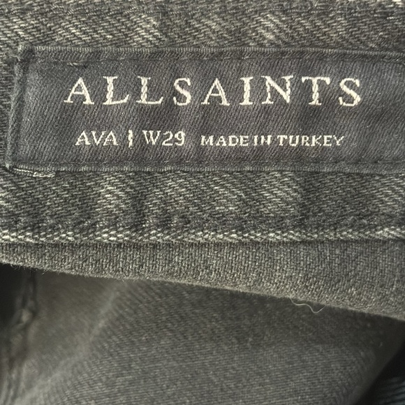 AllSaints Ava stud hem jeans size 29 - Picture 11 of 16
